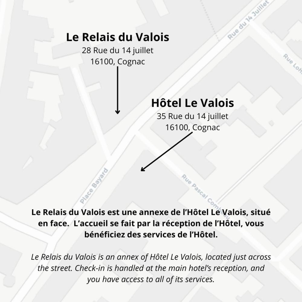 Hotel Le Relais Du Valois Cognac Centre Esterno foto